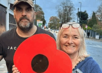 Patriotic Briton takes matters into his own hands as he makes OWN poppies after lack of town displays