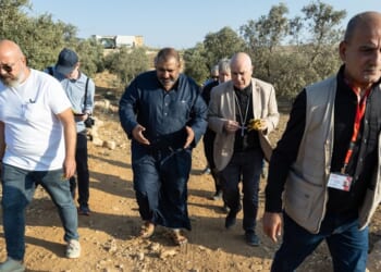 Israeli police order C of E delegation to leave West Bank village after stand-off with armed settlers
