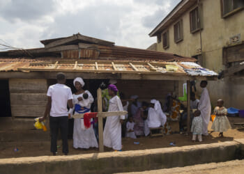 Hundreds stage protests blocking highway over killings in Nigeria