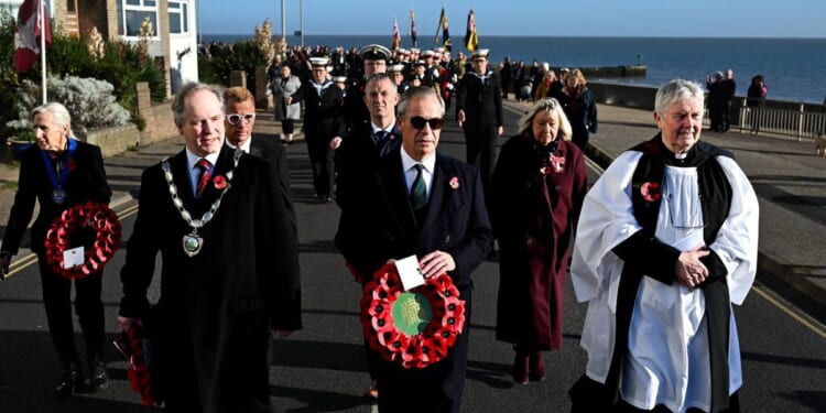 Remembrance Sunday: Where is Nigel Farage?