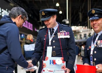 Royal British Legion poppy-sellers issue plea to youngsters to 'step up and volunteer' after facing 'abuse and threats from left-wing idiots'