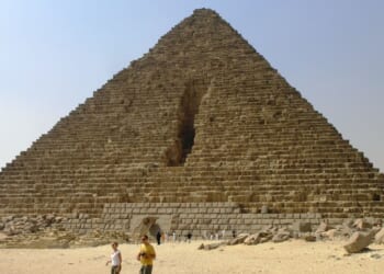 Archaeology breakthrough as scientists discover mysterious 'voids' in third-largest pyramid of Giza
