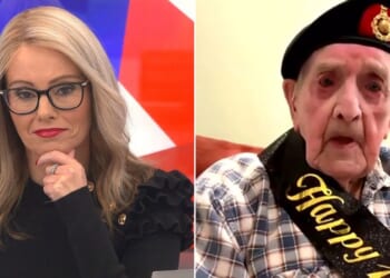 Michelle Dewberry chokes back tears as 100-year-old veteran issues heartfelt thanks to GB News