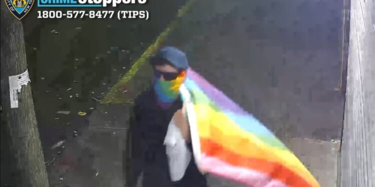 Suspect vandalizes 3 NYC churches while carrying LGBT flag