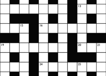 Crossword No. 1747