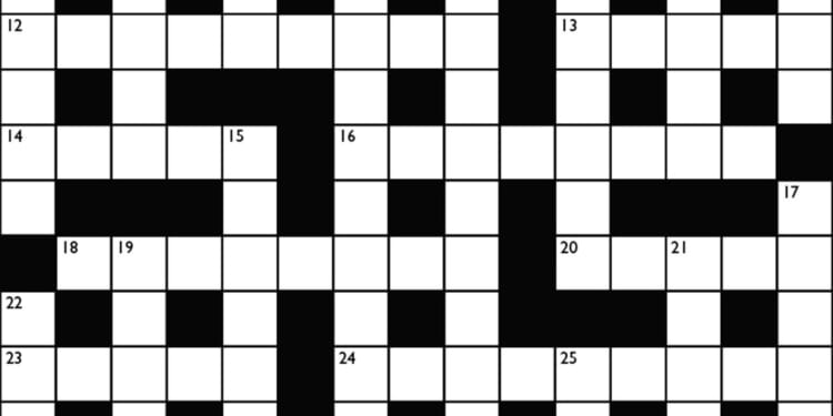 Crossword No. 1747