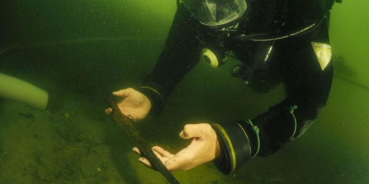 Intricately decorated spears linked to 1,000-year-old 'elite warrior culture' discovered in Lake Lednica