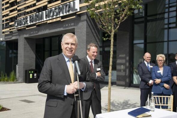 Andrew Mountbatten-Windsor outside NHS hospital Andrew Mountbatten-Windsor outside NHS hospital