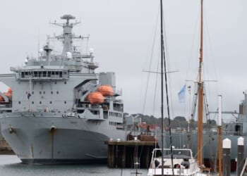 Britain's 'decrepit' Royal Navy support ships stuck in port as woeful state of vessels threatens force operations