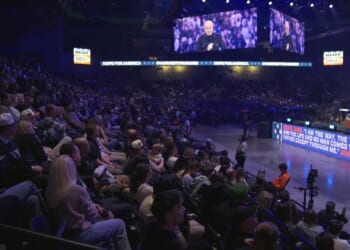 Thousands attend crusade at university where Charlie Kirk killed