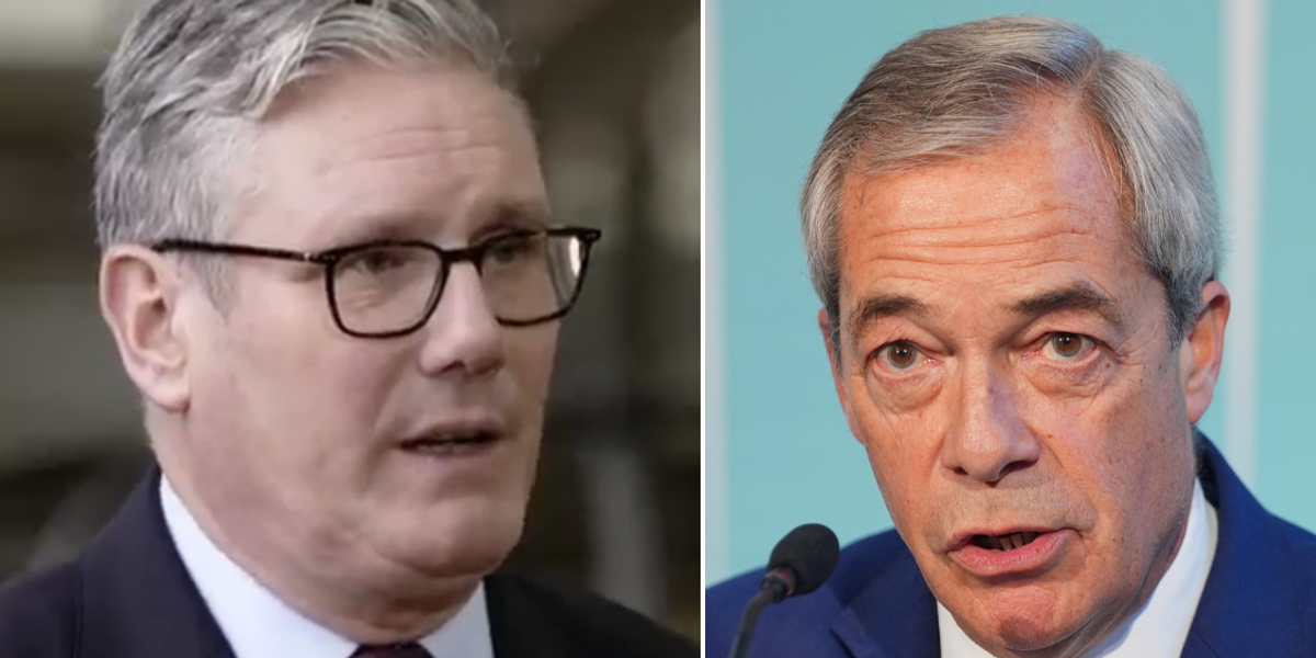 Nigel Farage is 'not fit to be prime minister' unless he tackles Russia links and racism, Keir Starmer tells GB News