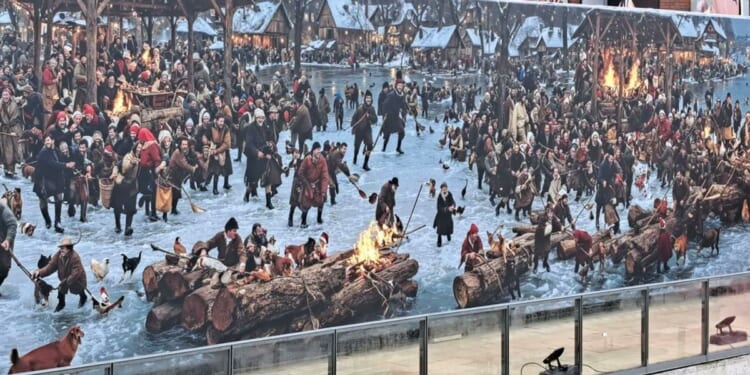 Christmas mural urgently removed from Kingston after serious errors pointed out