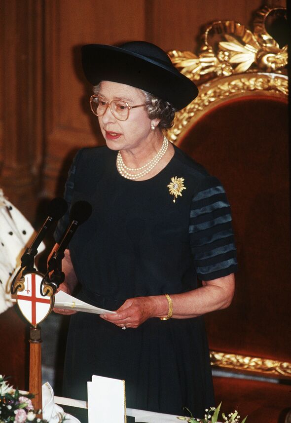 GBR: Queen Elizabeth II makes a speech on her 40th Anniversary