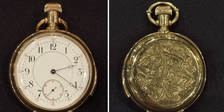 Gold pocket watch owned by man who died onboard ship sold for record-breaking £1.8million