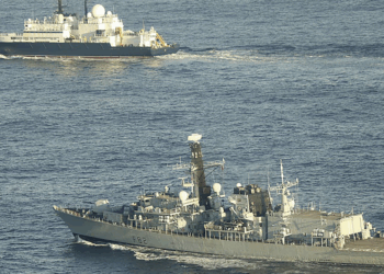 Royal Navy intercepts two Russian vessels as Defence Secretary John Healey sends warning to Moscow