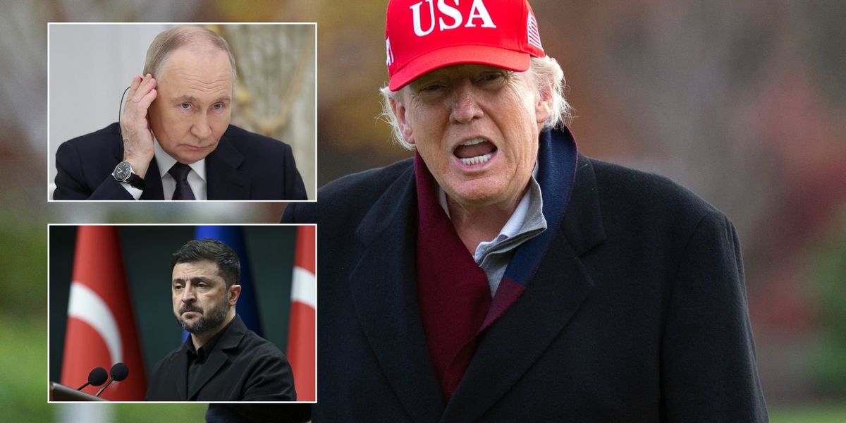 Donald Trump lashes out at Volodymyr Zelensky as European leaders hold Ukraine talks