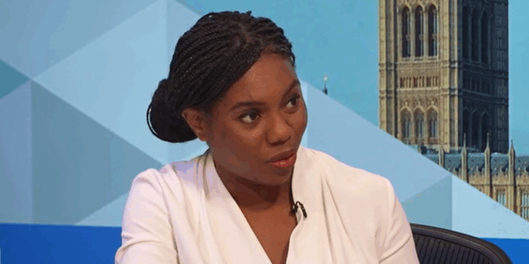 Kemi Badenoch accuses Nigel Farage's party of being 'crybabies' over Tory chairman's post comparing logo to Nazis