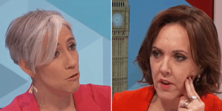 Camilla Tominey CLASHES with Lib Dem deputy leader after branding Nigel Farage 'danger to national security'