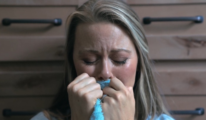 Amber Emily Smith appears in a video trailer promoting her book 