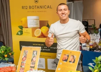 Business success: 17-year-old Reece Collins took eczema struggles into his own hands