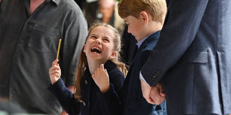 Charlotte melts hearts with her adorable reaction to making George laugh | Royal | News