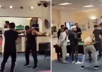 Dance party filled with drinks and blaring music in taxpayer-funded RAF accommodation