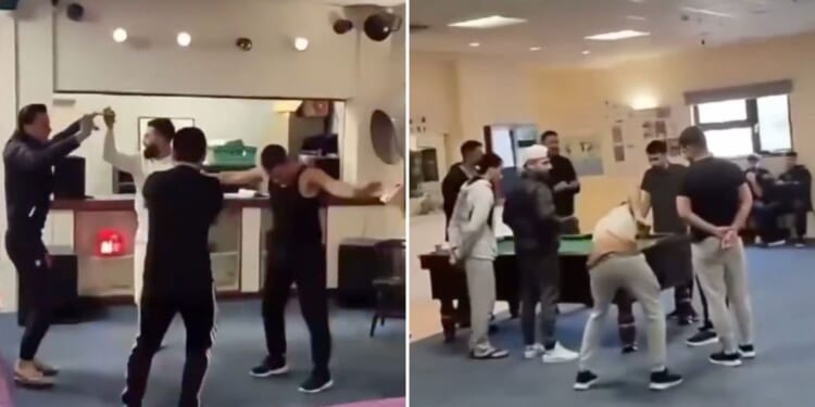 Dance party filled with drinks and blaring music in taxpayer-funded RAF accommodation