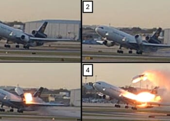 Fatal UPS crash new horror photos show engine ripping off | US | News
