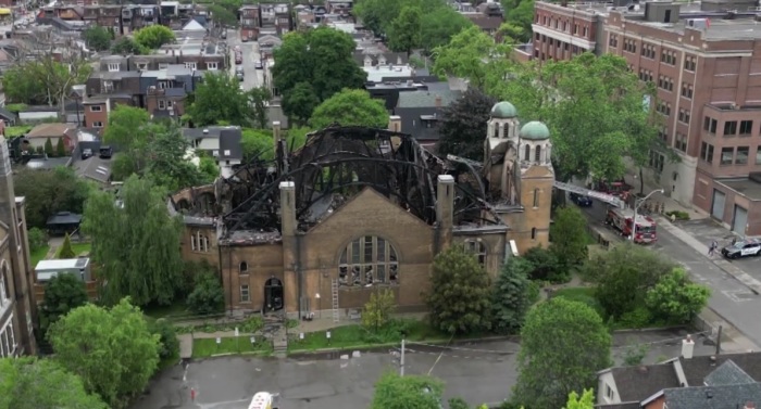 On Sunday morning of June 9, 2024, St. Anne's Church of Toronto, Ontario, Canada, was destroyed by a fire. In November 2025, authorities declared that the fire was a 