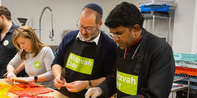 Interfaith leaders join forces for 25th Mitvah Day of shared social action