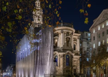 Is it curtains for St Mary-le-Strand? No, it’s an illusion