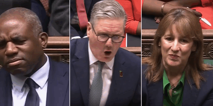 Keir Starmer left squirming at PMQs as No10 attacks on Cabinet Minister plunge premiership into crisis