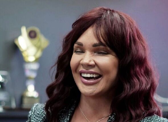 Angela Paterson before her face and neck lift