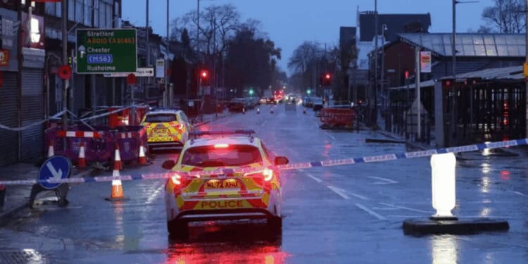 Manchester stabbing LIVE: Police swarm street and lock down area as two teens stabbed | UK | News