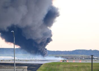 Massive Explosion Outside Louisville Airport After UPS Plane Crash; At Least 3 People Killed