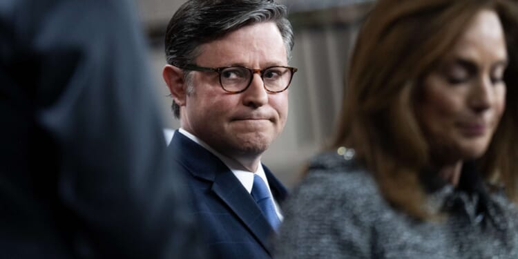 Mike Johnson once backed a bill that would have given Congress a say in Trump's tariffs