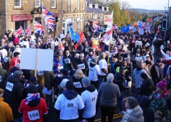 Protesters march against plan to house asylum seekers in barracks | UK | News