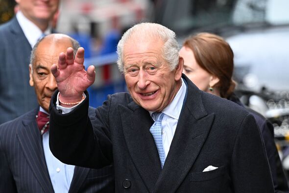 King Charles III at Fortnum & Mason