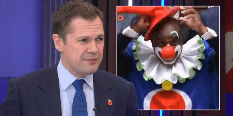 Robert Jenrick's hilarious 'apology' to David Lammy for viral clown video