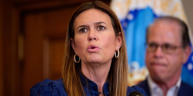 Sarah Sanders Says No Arkansas Taxes Went to Pro-DEI Group