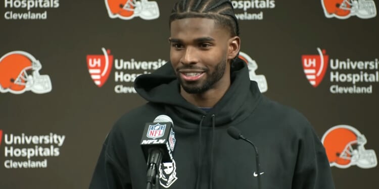 Shedeur Sanders praises God after winning NFL debut