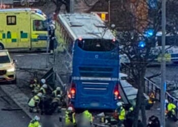 Stockholm bus crash LIVE: Horror as double decker slams into bus stop with 'several dead' | World | News