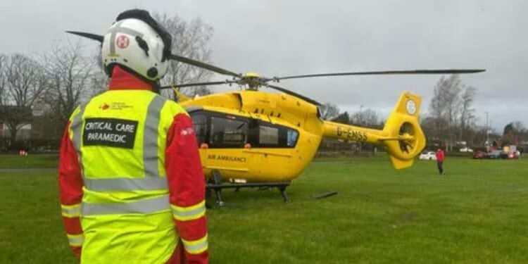 Stoke on Trent incident LIVE: Air ambulance lands on busy road | UK | News