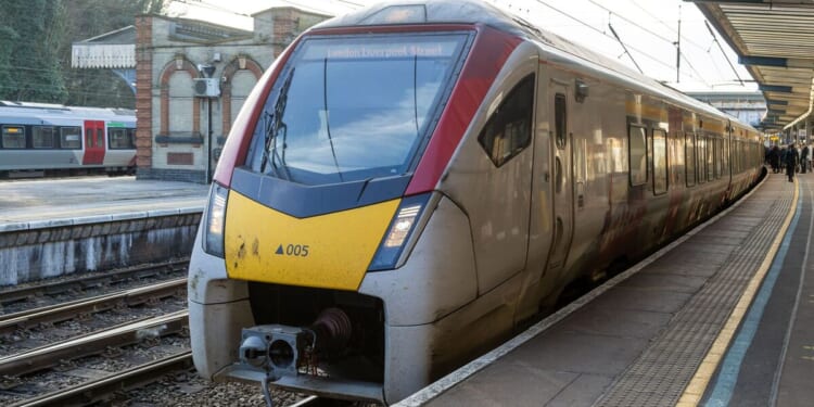 Train line swarmed by police as trespasser 'with weapon' sparks chaos | UK | News