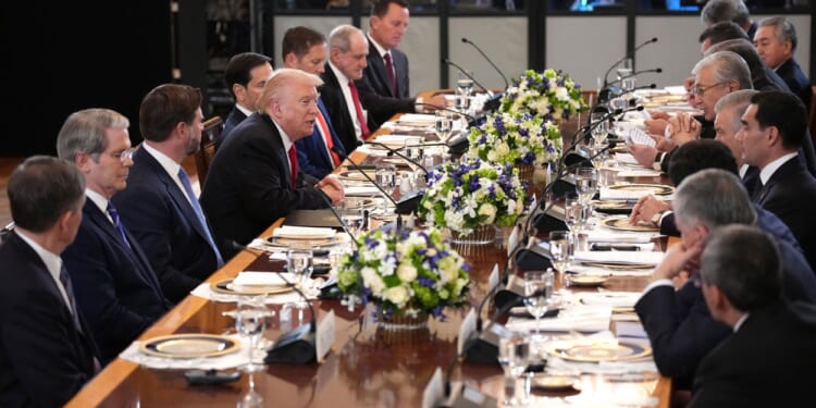 Trump Meets With Central Asian Leaders