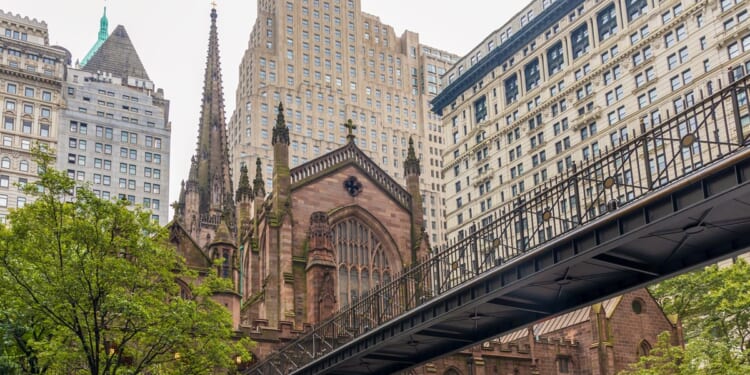 Wall Street church resists contributing double to parish-share scheme
