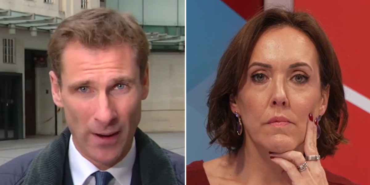 Watch moment Camilla Tominey slaps down Chris Philp in brutal takedown