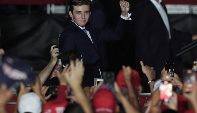 We *Finally* Know What Barron Trump Whispered to Joe Biden on Inauguration Day – RedState