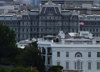 Yes, This Is Actually Real – Leftists Stop Trump From Power-Washing Ugly Eisenhower Exec. Office Bldg. – RedState
