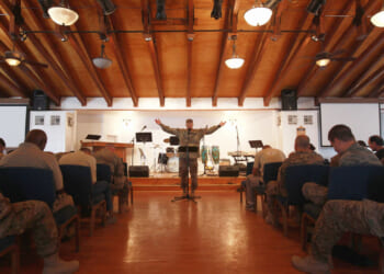 US military becoming more religious, nation remains more secular